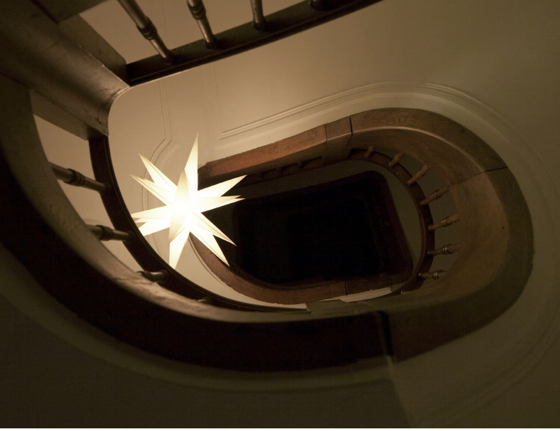 Stern mit Beleuchtung